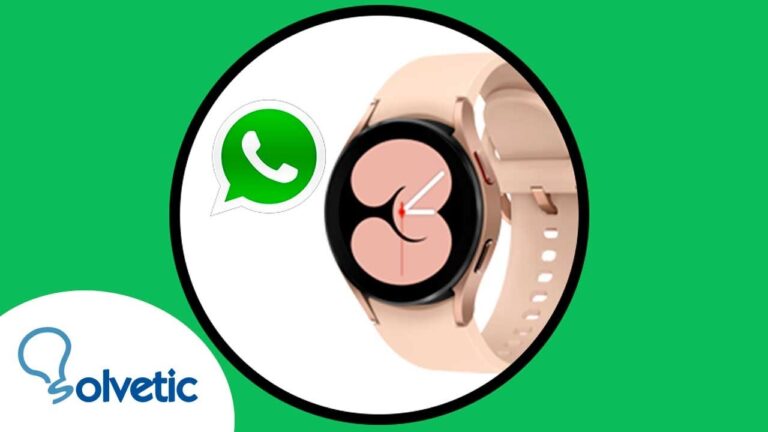 Convierte tu Samsung Watch 4 en una pantalla de WhatsApp: cómo instalarlo